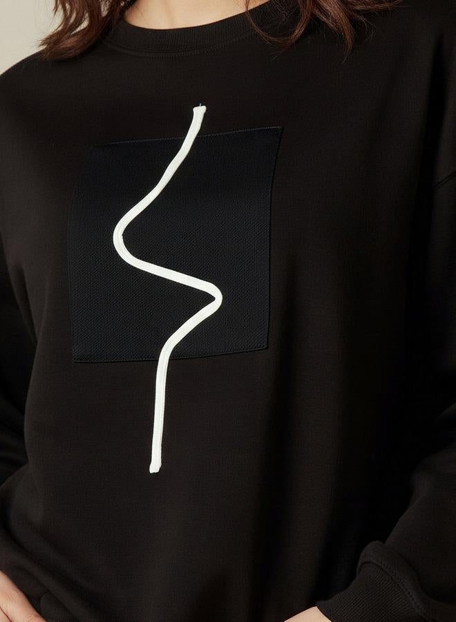 2Xtremz Regular Fit Sweatshirt with Applique - Image 4