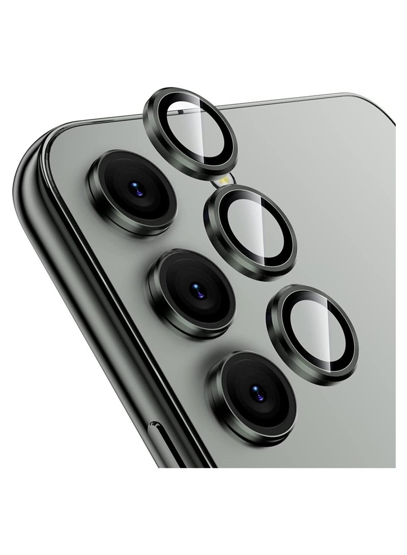 Wtech Premium Camera Lens Frame Tempered Glass Protector Aluminum Alloy Adhesive Coating For Samsung Galaxy S23 Plus 5G 2023 Green - Image 1