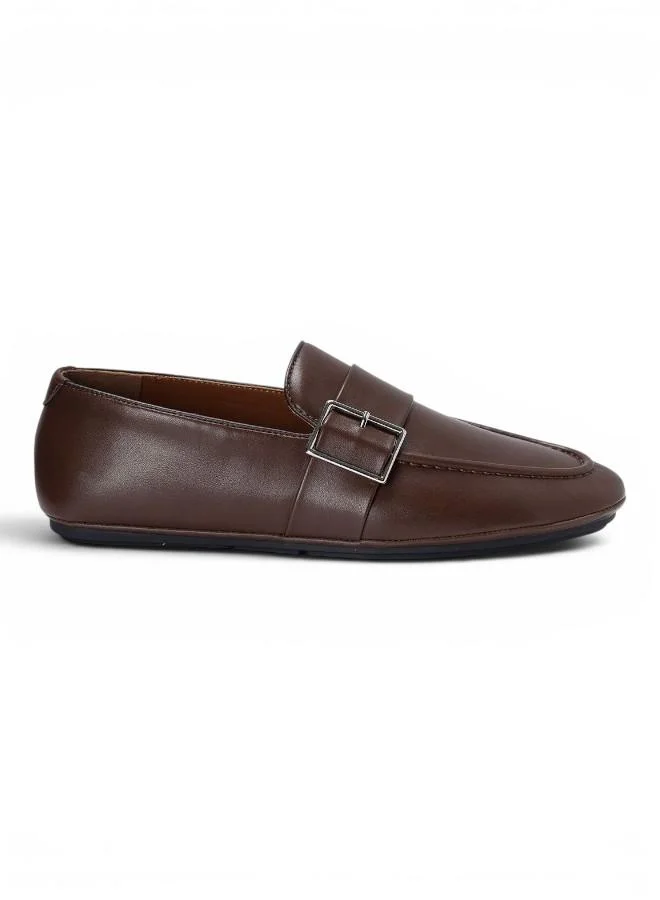 Bata Buckle Detail Formal Loafers