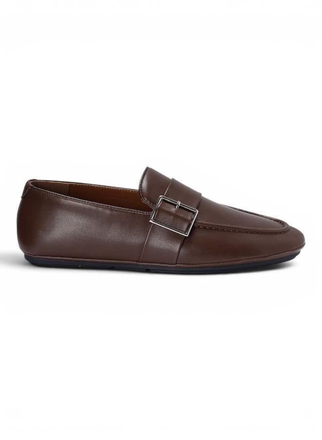Bata Buckle Detail Formal Loafers - Image 1