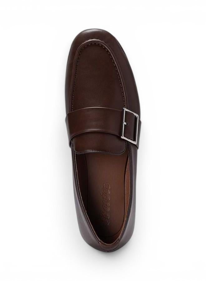 Bata Buckle Detail Formal Loafers - Image 4