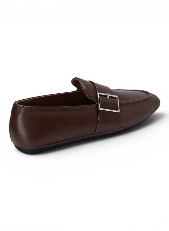 Bata Buckle Detail Formal Loafers - Image 3