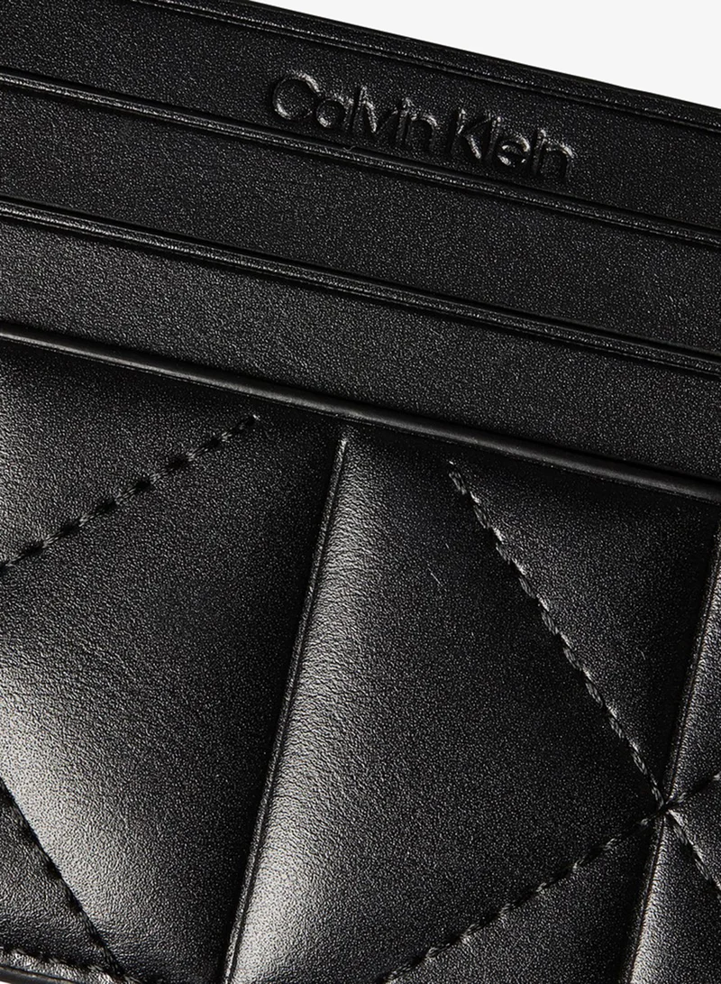 Calvin Klein  Quilted RFID Emblem Logo Cardholder for Women | Best Price UAE
