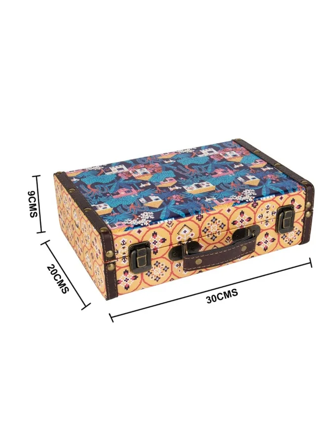 Chumbak Vivid Village Mini Suitcase - Yellow