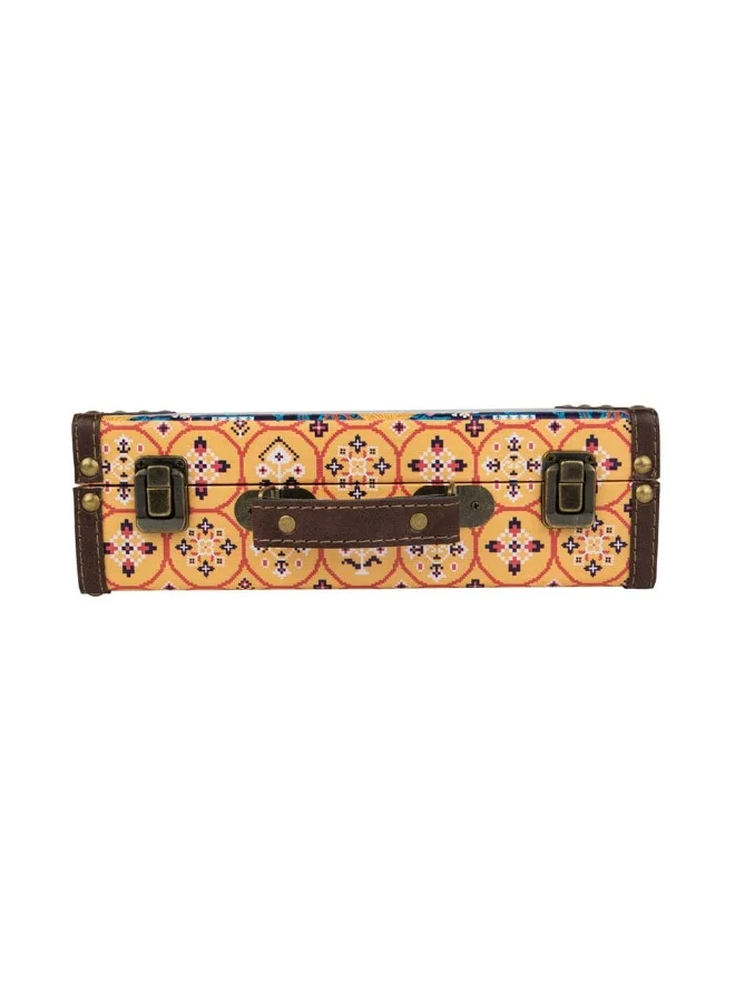 Chumbak Vivid Village Mini Suitcase - Yellow