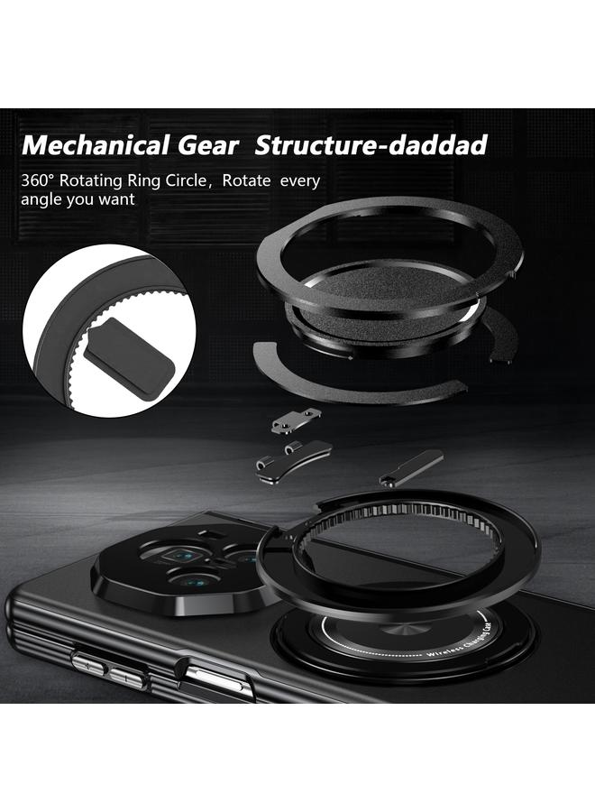 Zaboon Case For Honor Magic V3 Gold Medal Rotating Folding Series Ring Holder Phone Case - Image 4