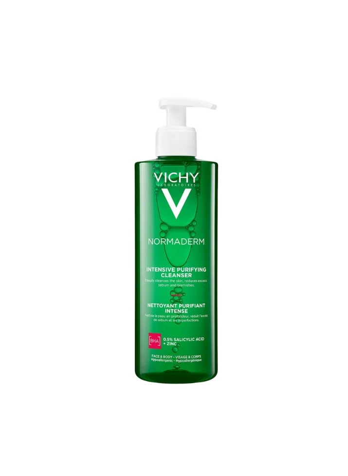 VICHY Vichy Normaderm Intensive Purifying Cleanser 0.5% Salicylic Acid + Zinc 400ml