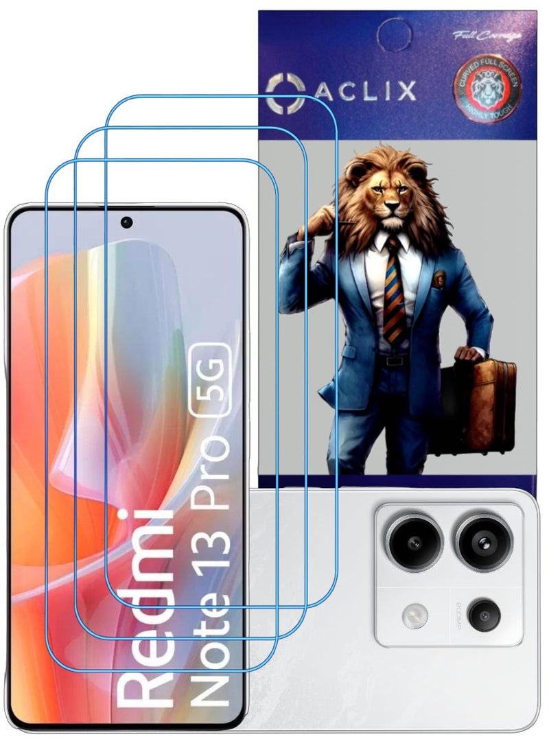 أكاليكس 3 قطع، حماية شاشة،  لهاتف شاومي  ريدمي نوت 13  برو ، جودة ممتازة. - Image 1