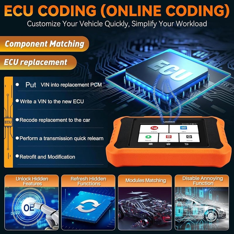 LAUNCH X431 Elite 2.0 PRO OBD2 Scanner for Ford/Lincoln/Mercury - Image 3