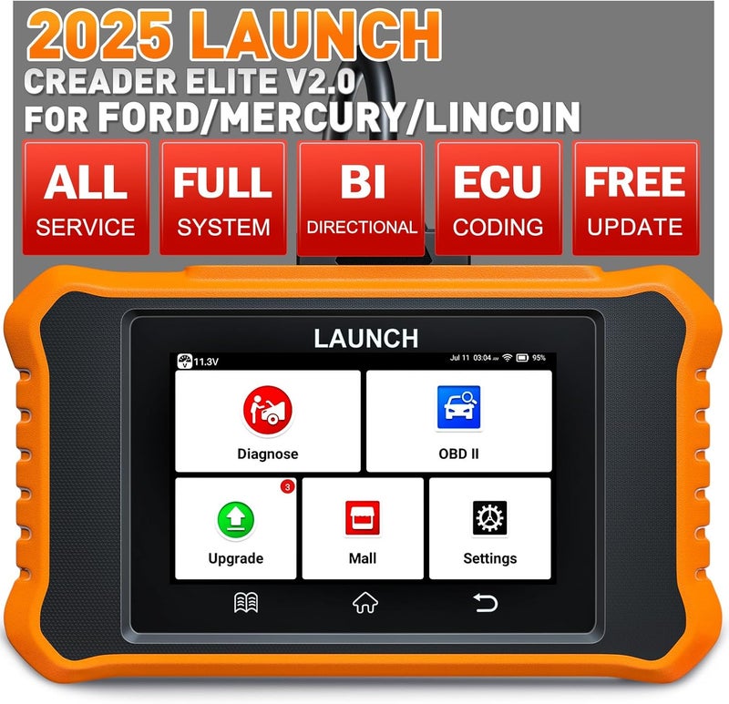 LAUNCH X431 Elite 2.0 PRO OBD2 Scanner for Ford/Lincoln/Mercury - Image 1