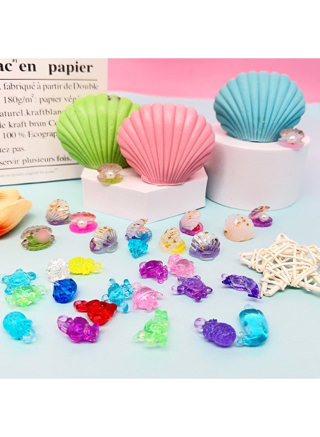 Children's Handmade Diy Treasure Digging Rainbow Soap Treasure Hunt Cheese Blind Box Scraping Soap Archaeological Digging Toys Wholesale-color:Pokemon (1 Random Elf Model + Acrylic Diamond + 5-7 Special-shaped Gemstones) - Image 5