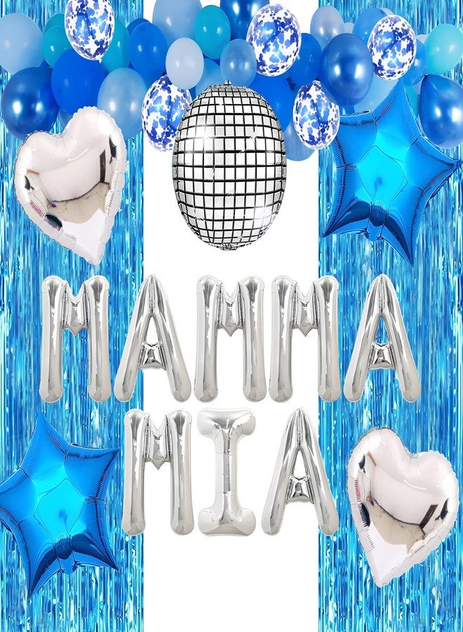 Ohmique Mamma Mia Party Decorations - Mamma Mia Bachelorette Party, Disco Themed Party Decorations. Mamma Mia Backdrop Mamma Mia Party Supplies Decoration for Mamma Mia Party Bridal Shower Bachelorette Party - Image 1