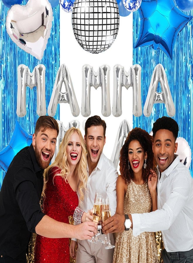 Ohmique Mamma Mia Party Decorations - Mamma Mia Bachelorette Party, Disco Themed Party Decorations. Mamma Mia Backdrop Mamma Mia Party Supplies Decoration for Mamma Mia Party Bridal Shower Bachelorette Party - Image 3