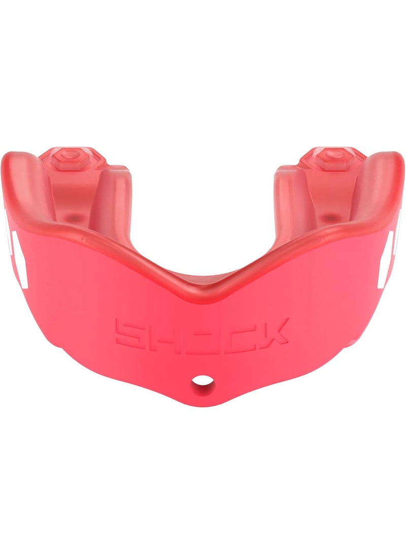Shock Doctor Mouth Guard Sports, Hockey, Lacrosse, Baseball, Wrestling Moutguard, Gel Max Heavy Duty Protection & Custom Fit, Football Mouth Guard with Strap, Adult & Youth Mouthguard - Image 2