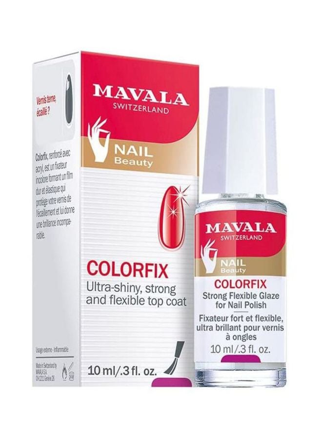 Mavala Colorfix Nail Top Coat Clear - Image 4