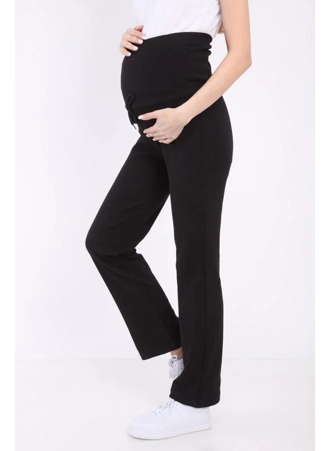 LuvmaBelly Myra8500 Adjustable Waist Maternity Daily Home Pants - Black.