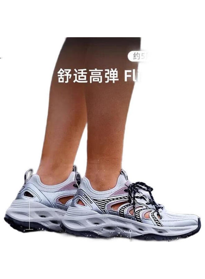 TOREAD Men'S Water Shoes Outdoor Sports Quick-Drying Breathable High Elasticity Fishing Drift Beach Shoes Silver Grey - Size 40 - Image 2