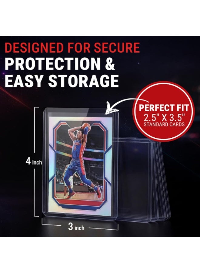 Ultra Pro 3" x 4" Clear Regular Top Loaders For Cards With Card Sleeves Bundle Standard Size 100ct - Image 3