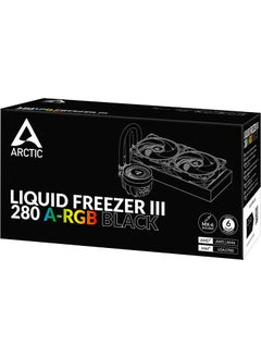 Arctic Liquid Freezer III - 280 A-Rgb Intel / Amd Compatible, 280MM Radiator, 2X14CM P14 Pwm Fan, Liquid Processor Cooler Black (AR-ACFRE00143A)  - Image 4