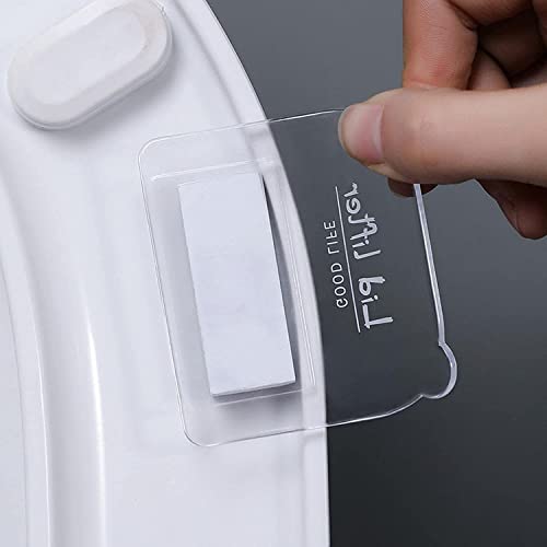 SpikeZone Lid Lifter - Toilet Seat Handle, Avoid Contact, Fashionable and Practical (Transparent, 2) - Image 2
