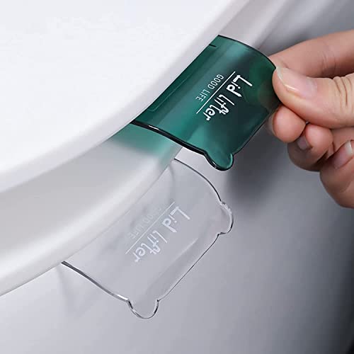 SpikeZone Lid Lifter - Toilet Seat Handle, Avoid Contact, Fashionable and Practical (Transparent, 2) - Image 4
