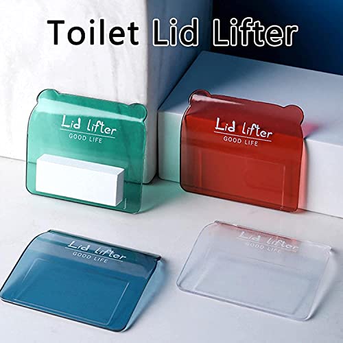 SpikeZone Lid Lifter - Toilet Seat Handle, Avoid Contact, Fashionable and Practical (Transparent, 2) - Image 5