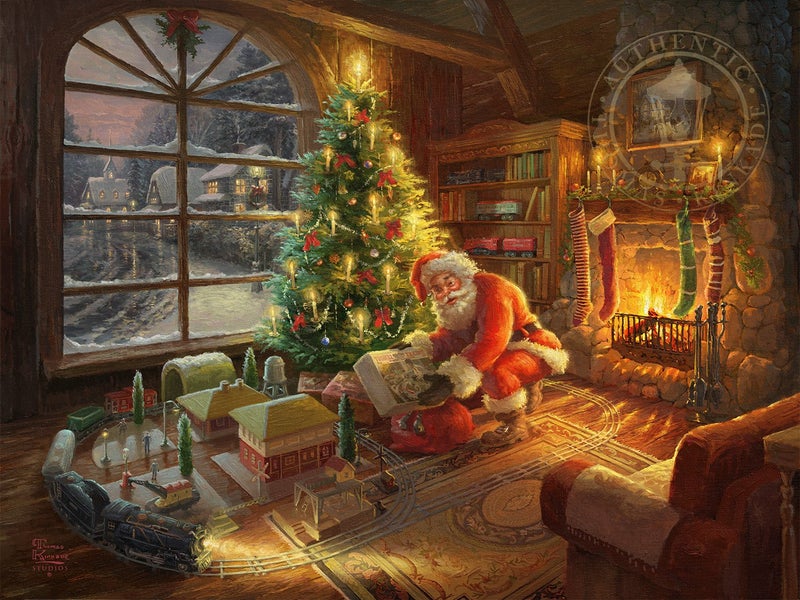 Ceaco Thomas Kinkade - Santa’s Special Delivery Puzzle - 1000 Pieces - Image 1
