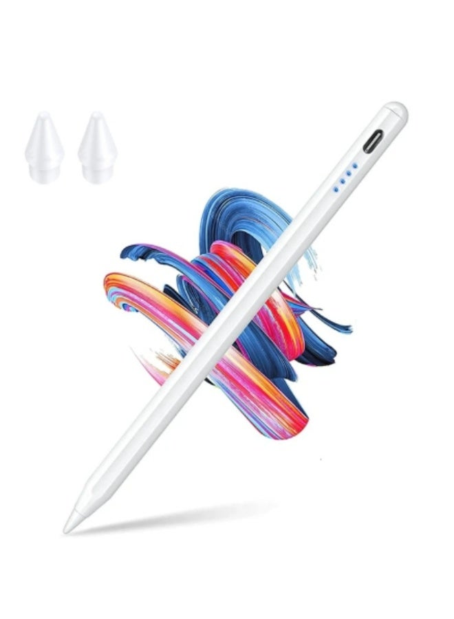Stylus Pen for iPad with Palm Rejection, Active Pencil Compatible with (2018-2023) Apple iPad Pro 11/12.9 inch, iPad 10th/9th/8th/7th/6th Gen, iPad Air 5th/4th/3rd Gen, iPad Mini 6th/5th Gen - Image 1