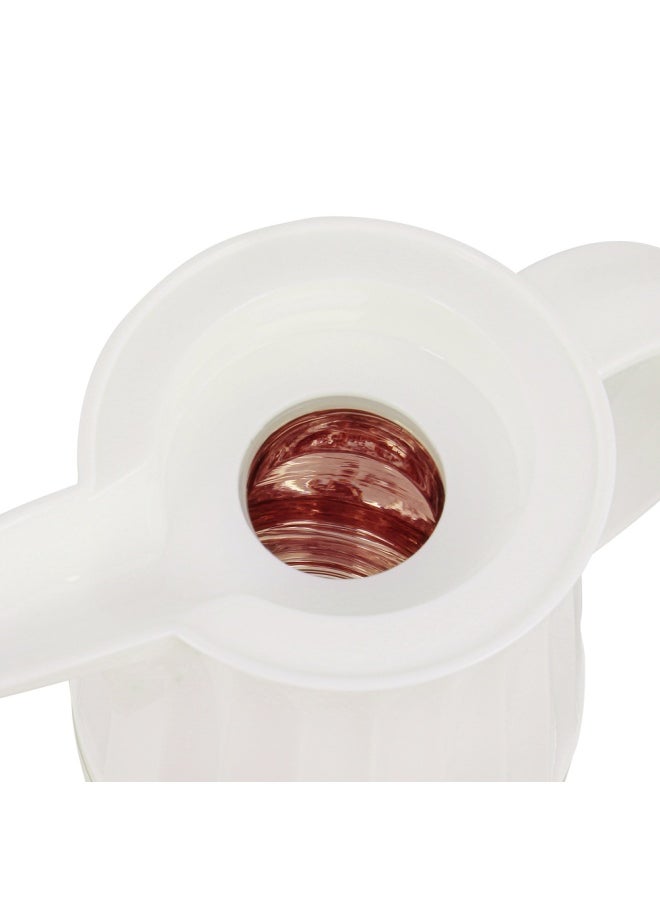 NAMSON Vacuum Flask 1 L Hot & Cold Na-7964 Pink Filled Inner Glass Made Of High Quality Material 24 Hours Lasting  - Image 2