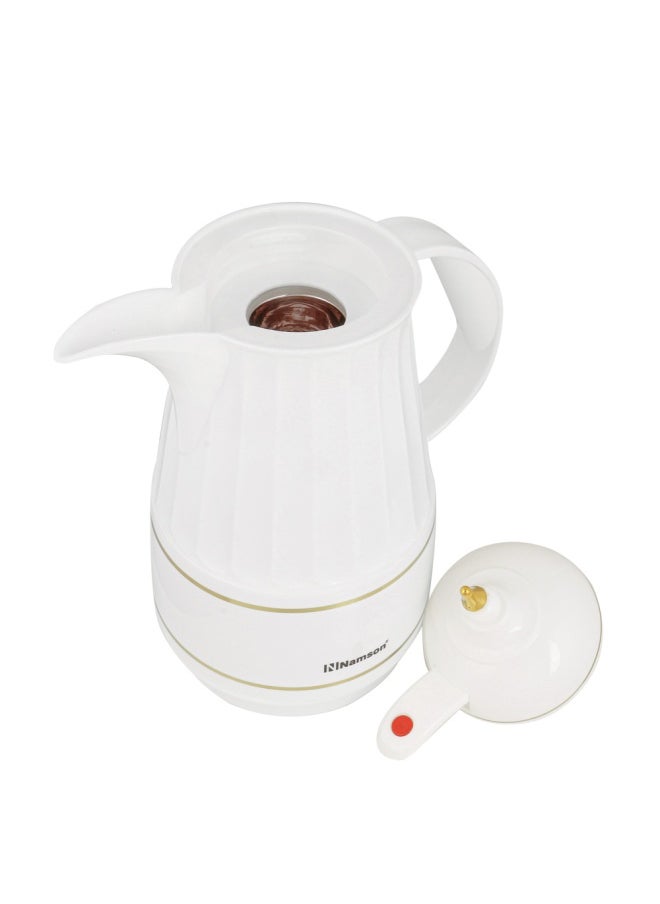 NAMSON Vacuum Flask 1 L Hot & Cold Na-7964 Pink Filled Inner Glass Made Of High Quality Material 24 Hours Lasting  - Image 3