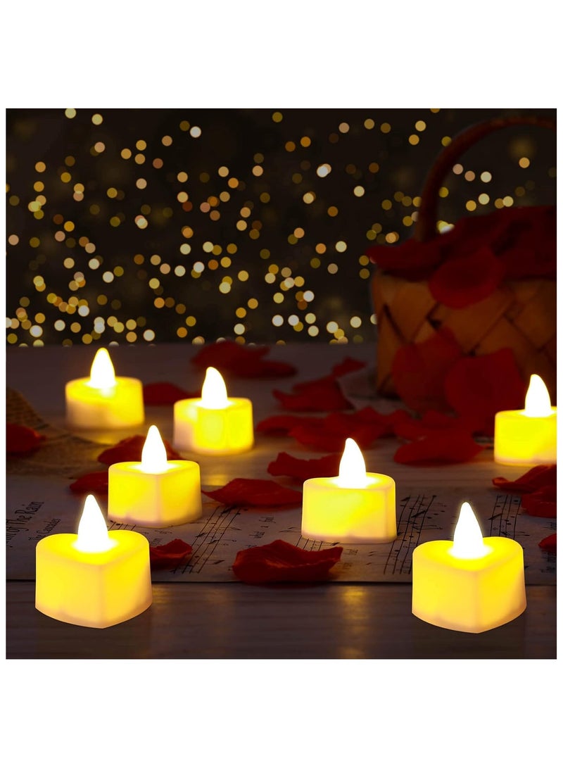 Generic 24 Pieces LED Tea Lights Candles, Romantic Decorations Special Night Set for Romantic Night, Valentine's Day, Wedding Anniversary or Table Décor  - Image 2