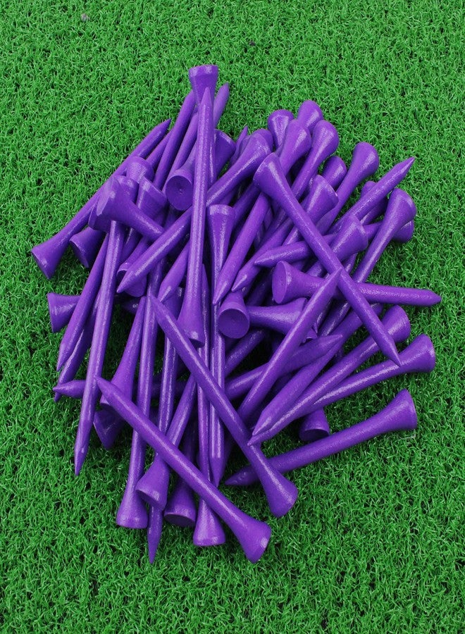 Crestgolf Golf Tee 2-3/4 inch Deluxe Durable Tee Pack of 100 (Purple) - Image 3