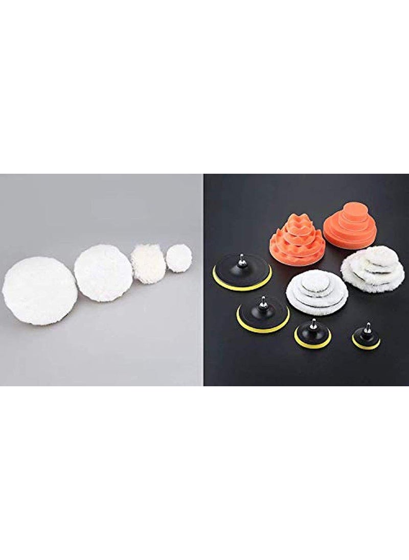 DIY Crafts DIY Crafts CTDIYHI21992 Gross Polishing Buffing Pad Kit Car Polisher M1014 Drill Adapter Car Polish Sponge Wheel Kit Car  - Image 4