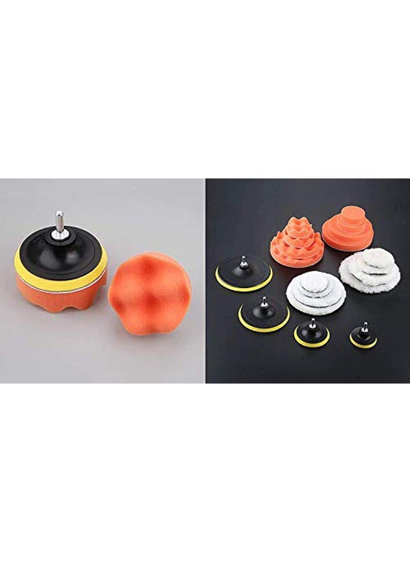 DIY Crafts DIY Crafts CTDIYHI21992 Gross Polishing Buffing Pad Kit Car Polisher M1014 Drill Adapter Car Polish Sponge Wheel Kit Car  - Image 5