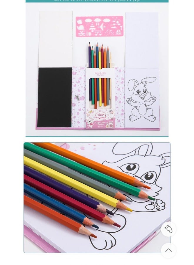 Colouring Book for Kids Drawing and Writing Graffiti for Children to Carry with Them Color book for Outdoor Small Picture Book Set - Image 2