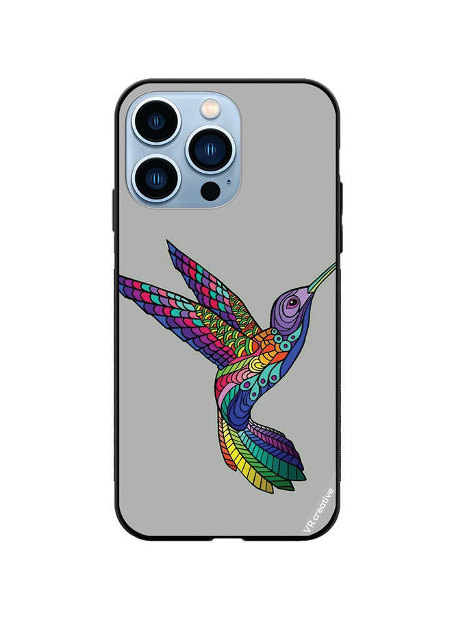 VR CREATIVE Protective Case Cover For Apple iPhone 14 Pro Max Flying Bird Design Multicolour - Image 1