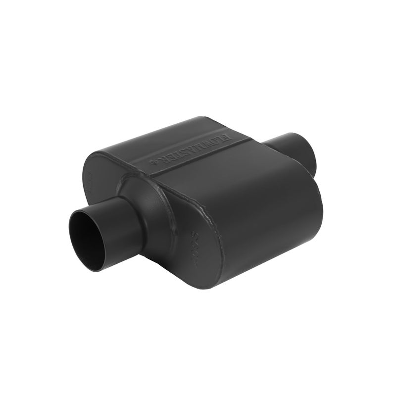 Flowmaster Super 10 Series Chambered Muffler 250 Center In 250 Center Out RaceInspired Sound 409 Stainless Steel Ideal for Muscle Cars LS Swaps Drag Cars OffRoad Builds 842515