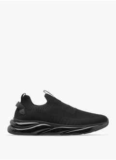 DUCHINI Men's Textured Slip-On Sneakers with Pull Tab  - Image 3