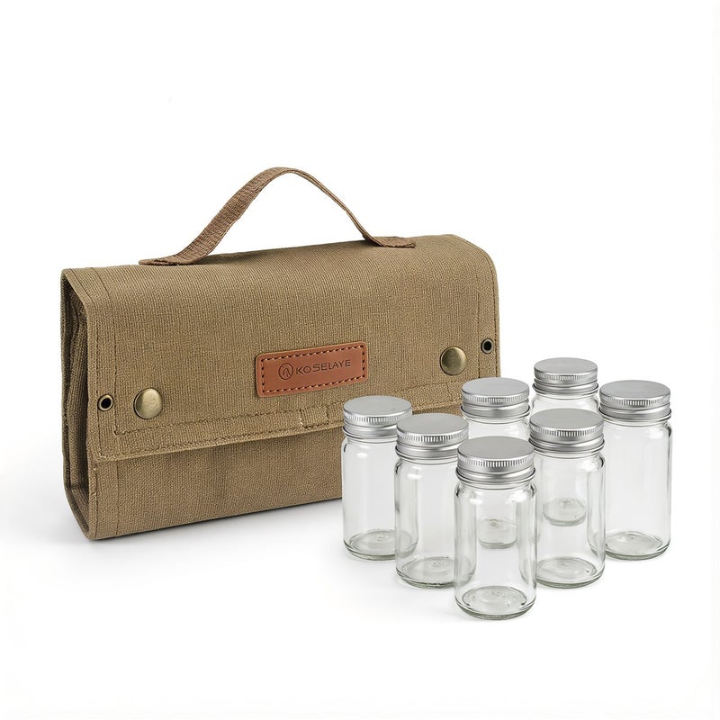 Upgraded Spice Storage Pouch Dual Snap Lock Ventilated Design Reinforced Handle For Outdoor Use - Image 1