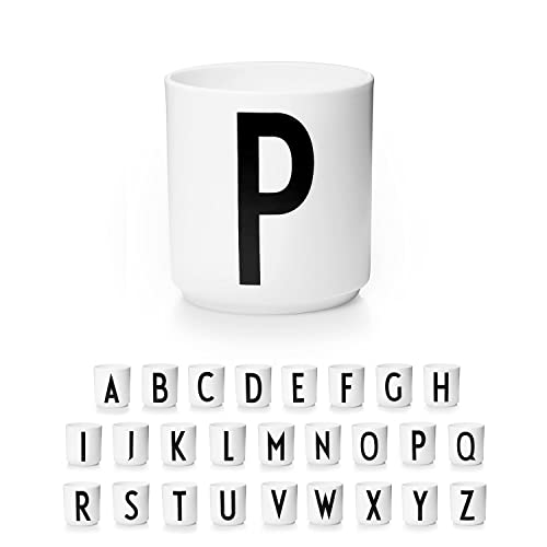 Design Letters Porcelain Coffee Mug | Gifts for Mom | Initial Coffee Cup Perfect for Mother's Day Gift | Ceramic Cup Used as Bathroom Accessories/Tumbler/Makeup Brush Holder | Monogrammed Gift for Her - Image 1