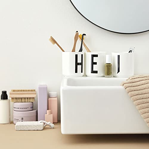 Design Letters Porcelain Coffee Mug | Gifts for Mom | Initial Coffee Cup Perfect for Mother's Day Gift | Ceramic Cup Used as Bathroom Accessories/Tumbler/Makeup Brush Holder | Monogrammed Gift for Her - Image 2