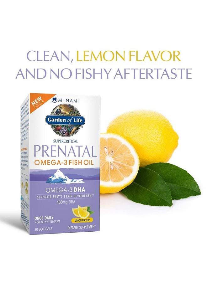Garden of Life Minami Natural Prenatal Dha Omega 3 Fish Oil Supplement Softgels Lemon 30 Count  - Image 4