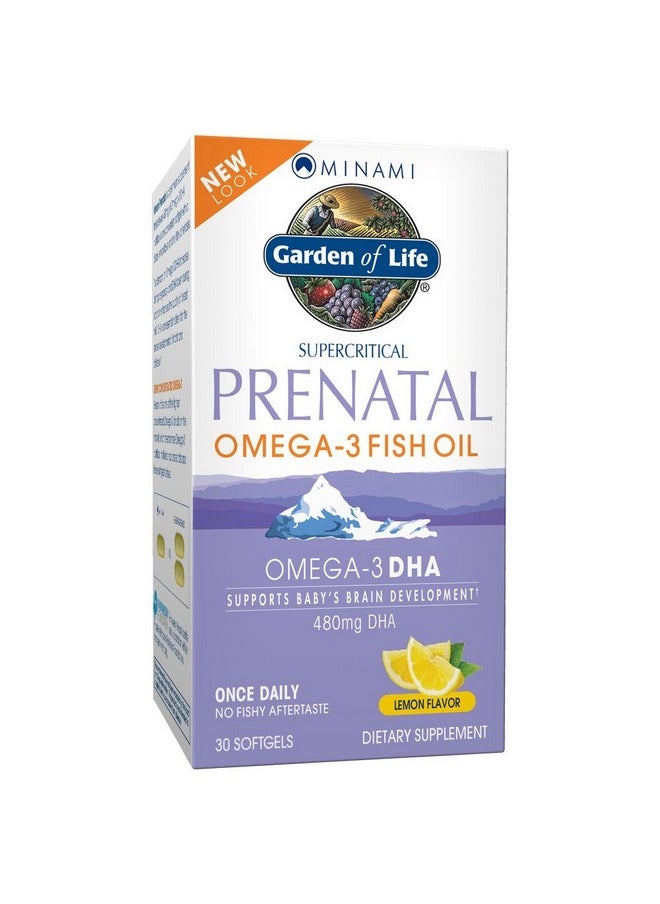 Garden of Life Minami Natural Prenatal Dha Omega 3 Fish Oil Supplement Softgels Lemon 30 Count  - Image 2