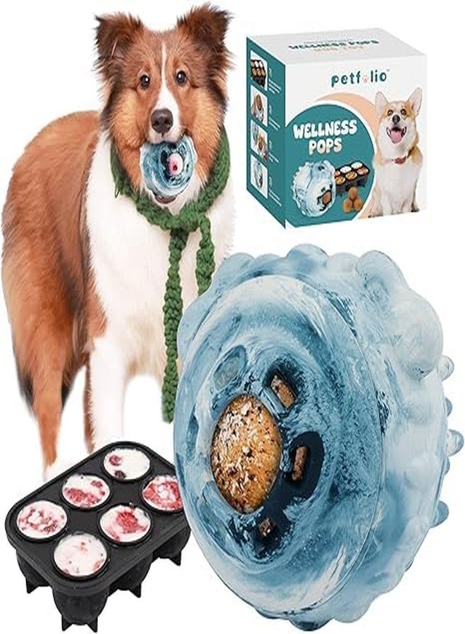 Petfolio Multi-Purpose Interactive Dog Toys - Dog Freezer Toy, Safe Rubber Treat Dispensing, Reduces Anxiety, Easy to Clean Enrichment Toys for Dogs - Image 1