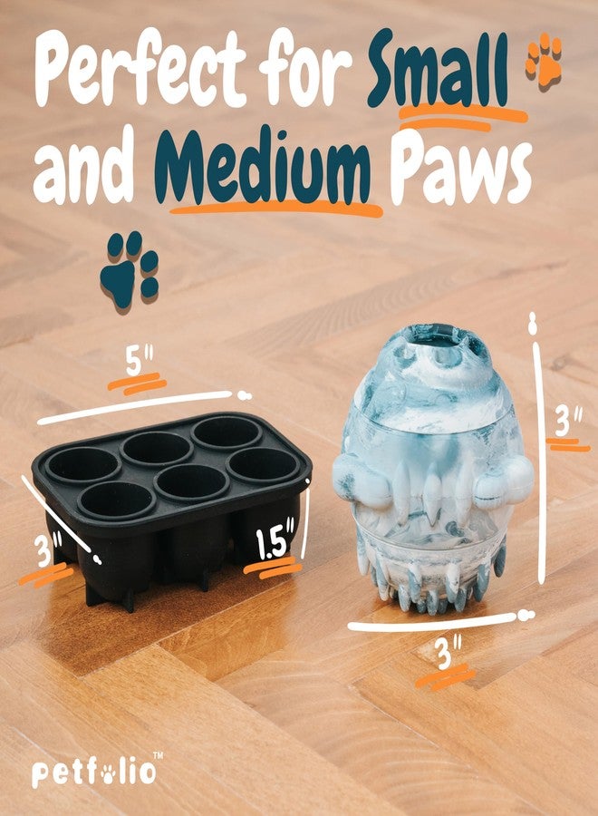 Petfolio Multi-Purpose Interactive Dog Toys - Dog Freezer Toy, Safe Rubber Treat Dispensing, Reduces Anxiety, Easy to Clean Enrichment Toys for Dogs - Image 2