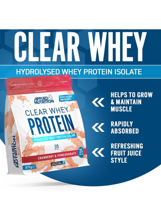 Applied Nutrition Clear Whey Protein with Cranberry & Pomegranate 875g - Image 3