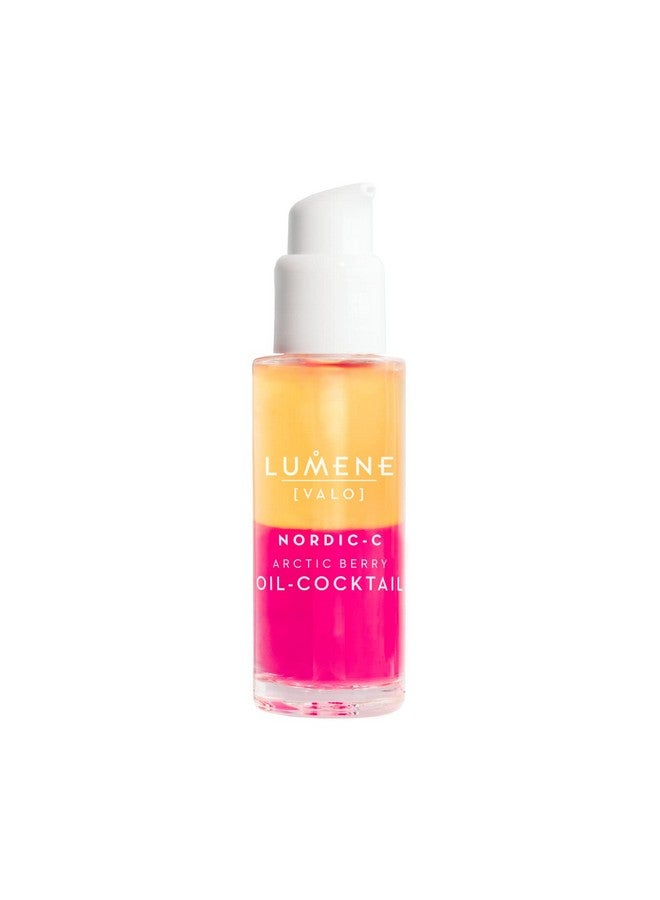 Lumene Umene Nordicc Arctic Berry Face Oil Cocktail Antioxidant Serum Made Of Fatty Acids Vitamin C A E + Vitamin B Hydrating Serum For Glowing Skin + Even Skin Tone Vegan Facial Oil (30Ml) - Image 1
