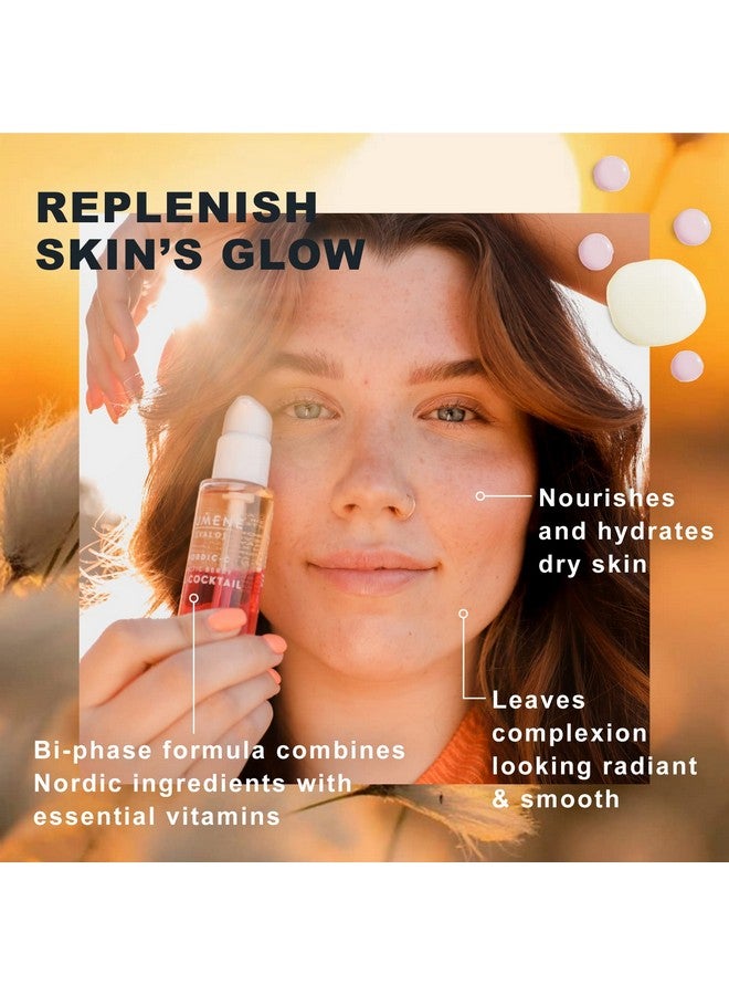 Lumene Umene Nordicc Arctic Berry Face Oil Cocktail Antioxidant Serum Made Of Fatty Acids Vitamin C A E + Vitamin B Hydrating Serum For Glowing Skin + Even Skin Tone Vegan Facial Oil (30Ml) - Image 5