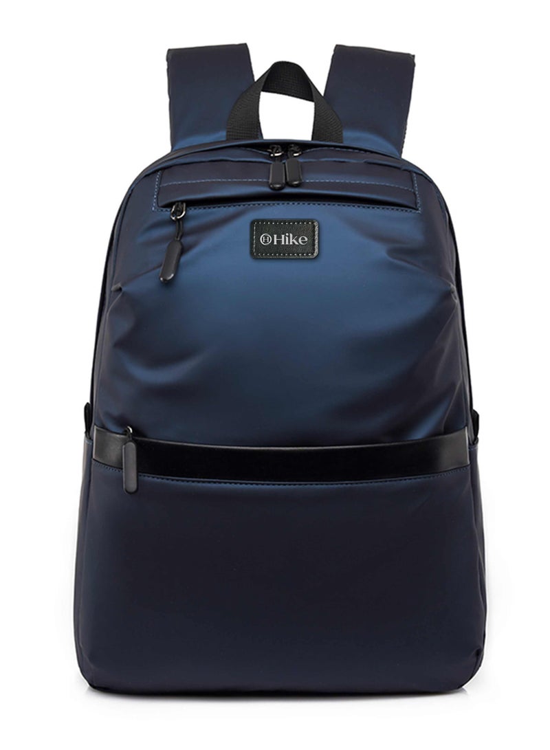 Hike Unisex Premium 16.5-inch Backpack Bag Water Resistant Small Shoulder bag for Travel Business Shopping College Outdoor, HK9902- BLUE - Image 2