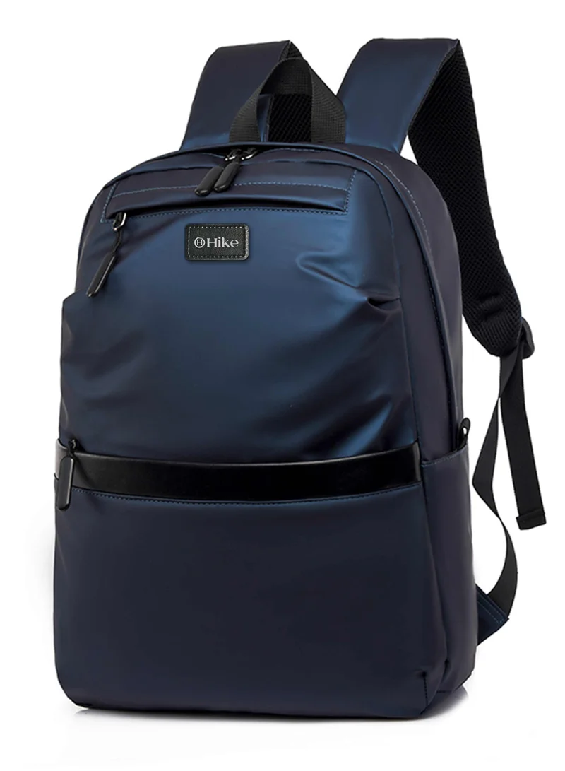 هايك Hike Unisex Premium 16.5-inch Backpack Bag Water Resistant Small Shoulder bag for Travel Business Shopping College Outdoor, HK9902- BLUE